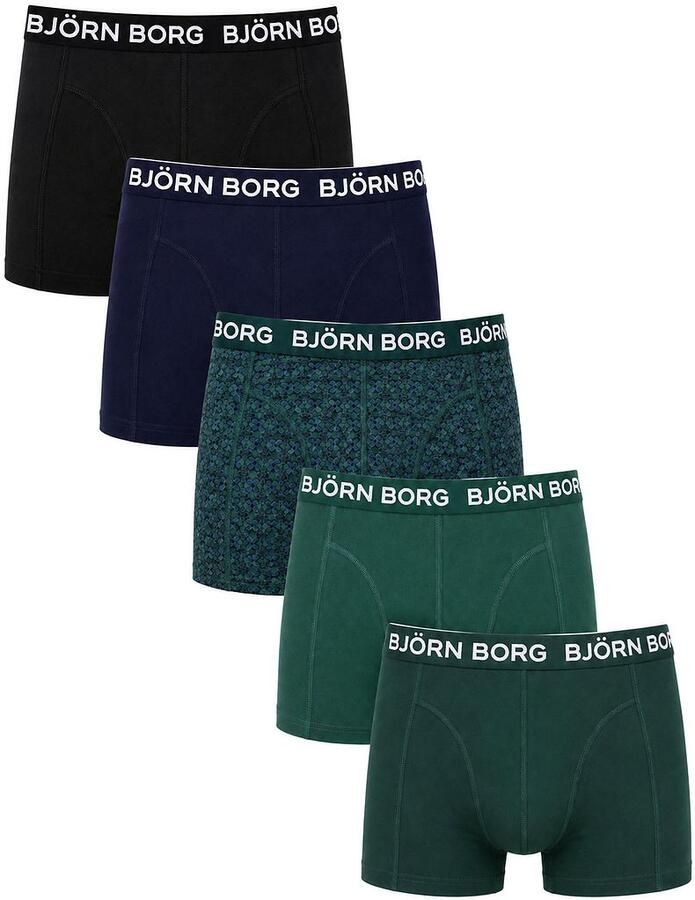 Björn Borg Cotton Stretch Boxershorts Heren (5-pack) - Foto 4
