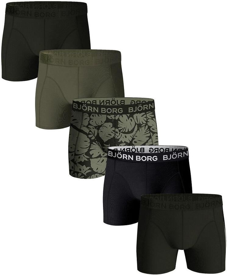 Bjorn Borg Björn Borg Cotton Stretch Boxershorts Heren (5-pack) - Foto 3