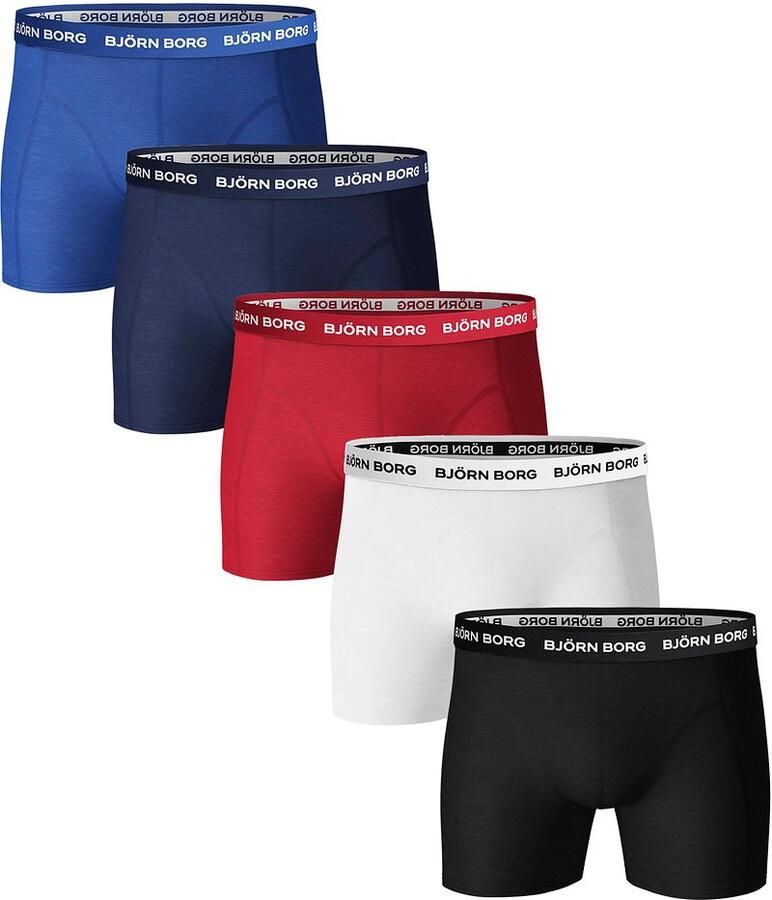 Bjorn Borg Björn Borg Basic Seasonal Solids Boxershorts (5-pack) - Foto 3