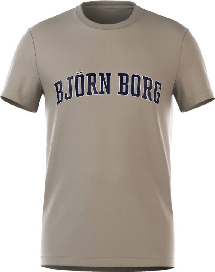 Björn Borg Essential T-Shirt Khaki Beige Heren