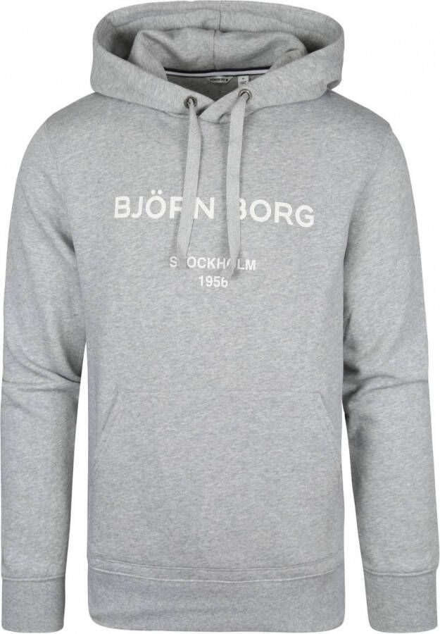 Björn Borg Hoodie -logo Grijs Heren