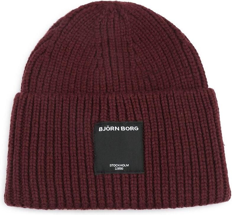 Björn Borg Pet Knitted Muts Bordeaux