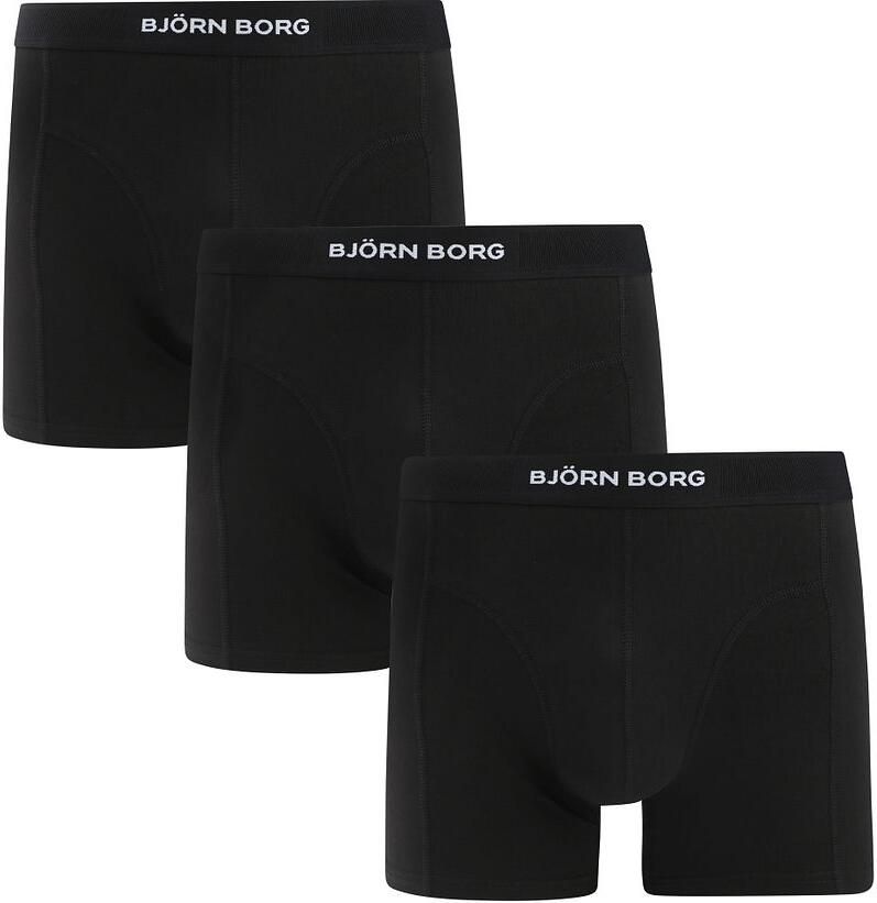 Bjorn Borg Organic Cotton Boxers 3Pack Zwart