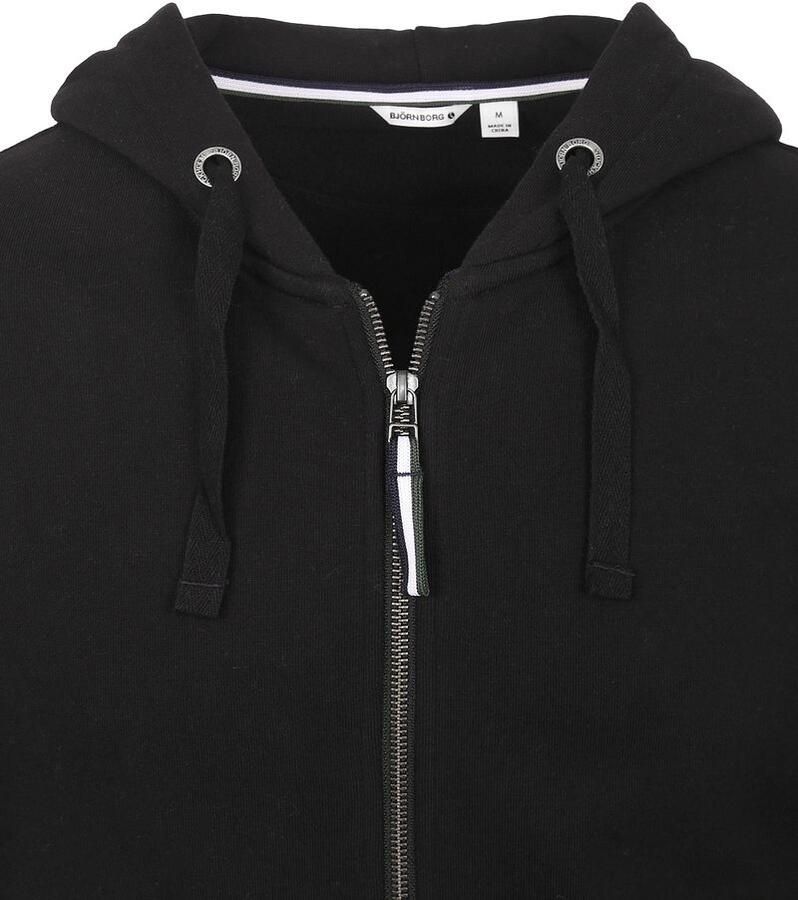 Björn Borg Capuchon sweaters Vest Zwart - Foto 3