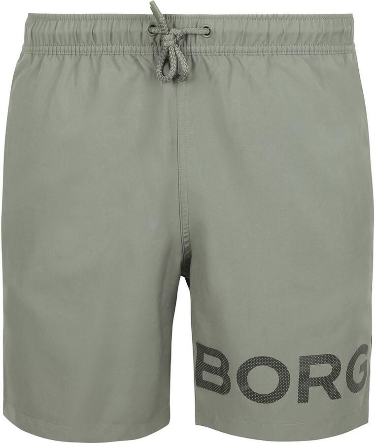 Björn Borg Korte Broek Zwembroek Logo Agave Groen