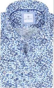 Blue Industry Blauw Overhemd Print