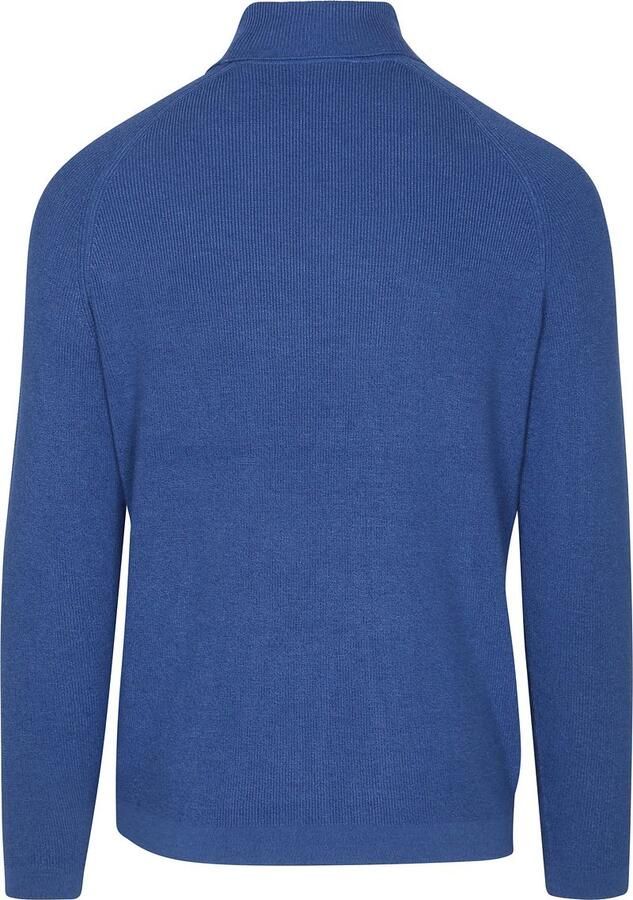 Blue Industry Sweater Coltrui Melange Blauw