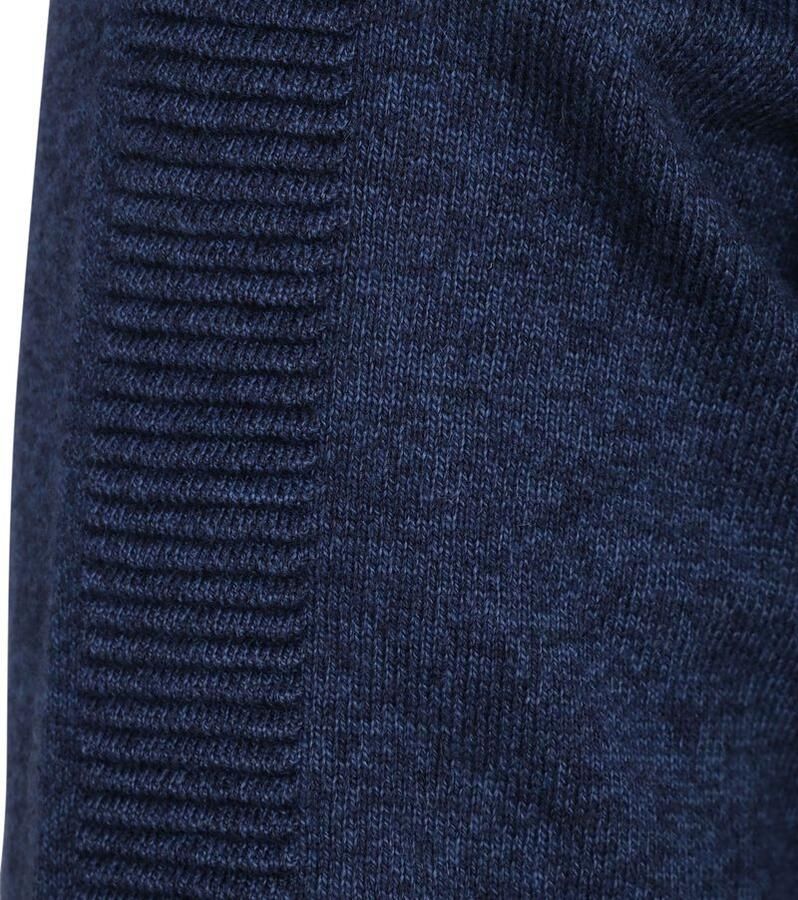 Blue Industry Slim Fit Donkerblauwe Katoenen Trui Blauw Heren - Foto 2