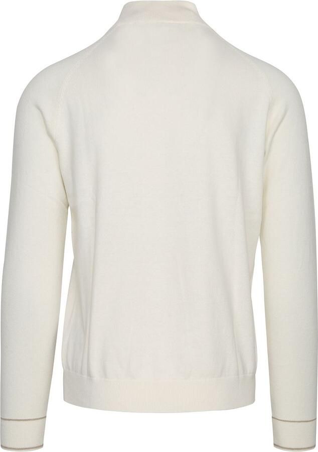 Blue Industry Cashmere Blend Half Zip Sweater White Heren - Foto 3