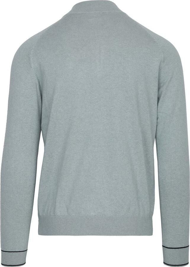 Blue Industry Groene Katoenen Slim Fit Trui Groen Heren - Foto 3
