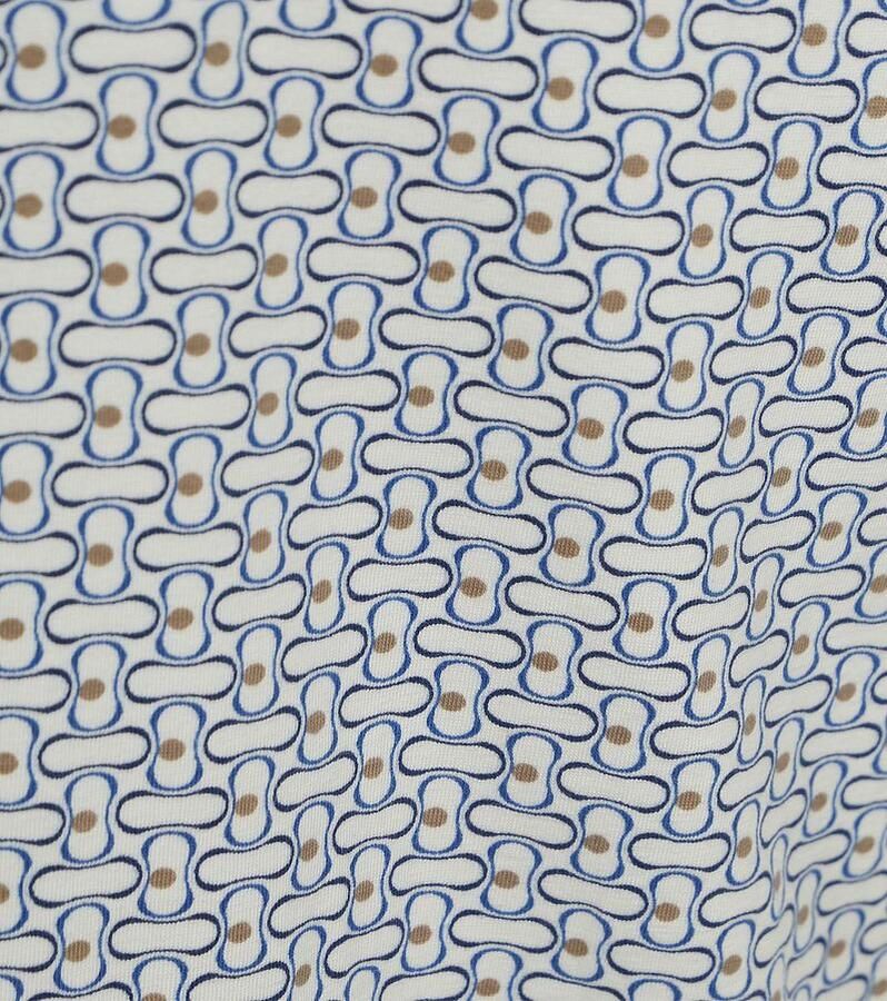 Blue Industry polo met all over print cobalt - Foto 2