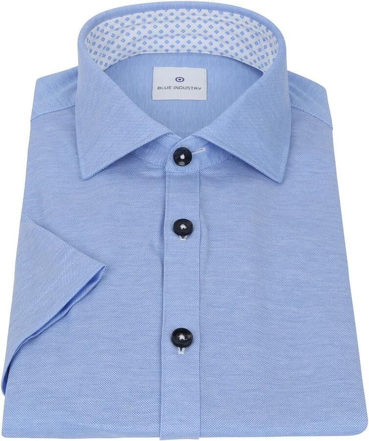 Blue Industry KM Overhemd Jersey Blauw - Foto 3
