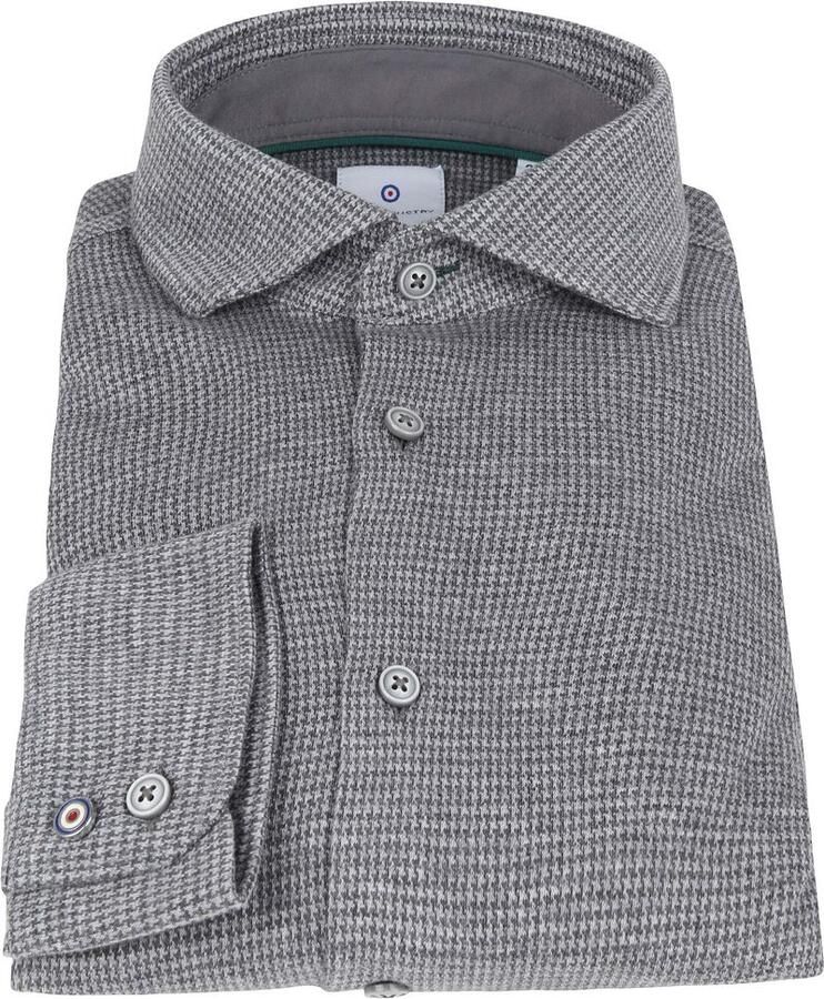 Blue Industry Overhemd Jersey Ruit Grijs - Foto 2