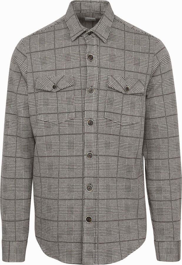 Blue Industry Sweaters Overshirt Print Bruin