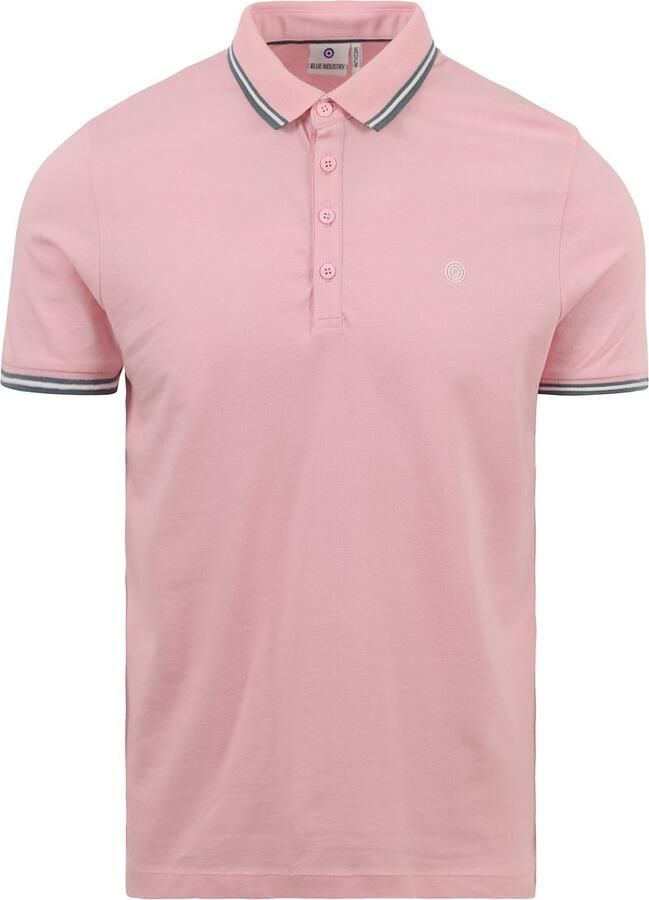 Blue Industry Piqué Poloshirt Roze Heren