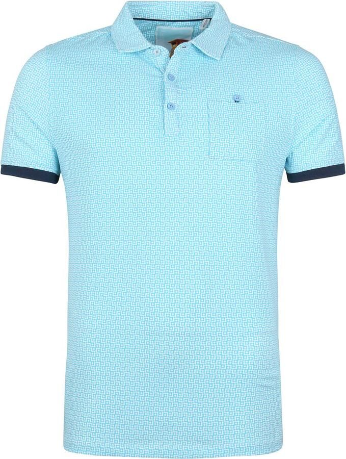 Blue Industry Polo M83 Blauw Heren