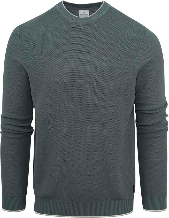 Blue Industry Pullover Groen Heren
