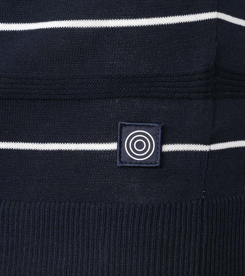 Blue Industry Pullover Stripe Donkerblauw - Foto 3