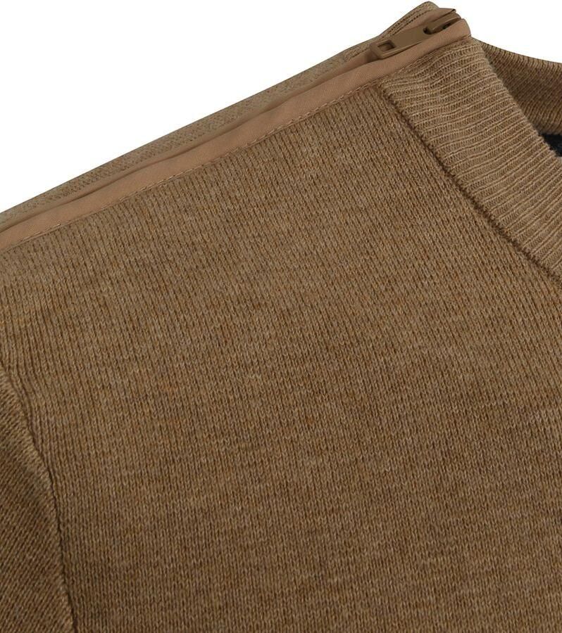 Blue Industry Blauwe industrie trui beige rits Beige Heren - Foto 3