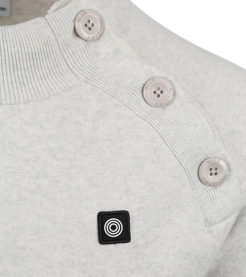 Blue Industry Sweaters Trui Melange grijs - Foto 3