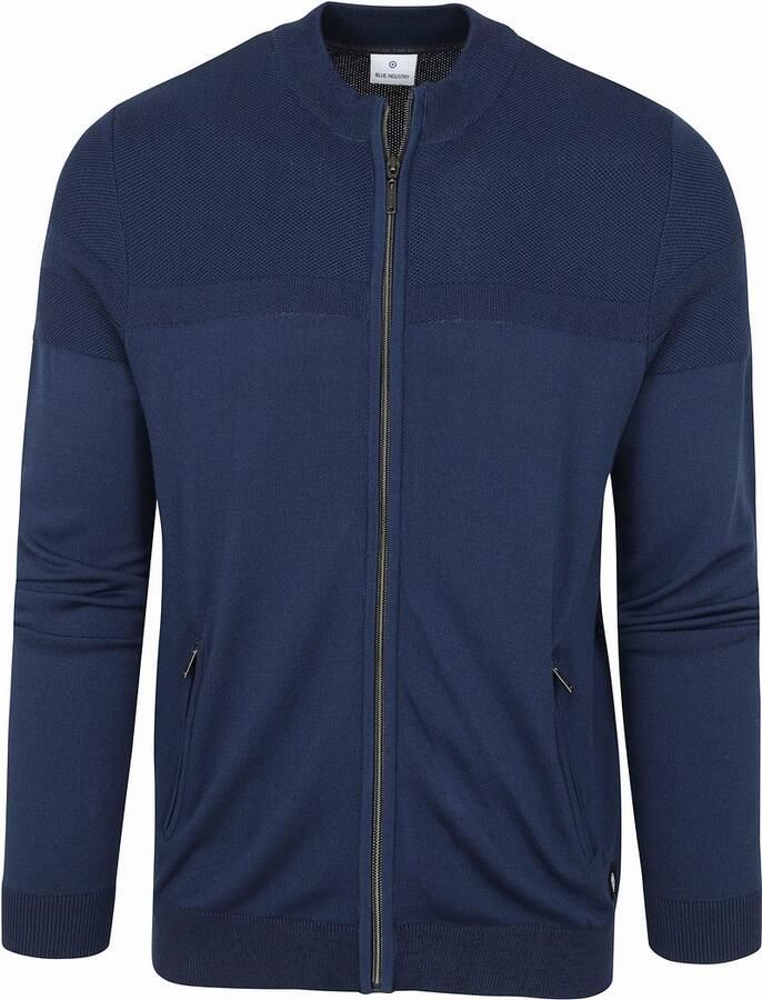 Blue Industry Zip-throughs Blauw Heren