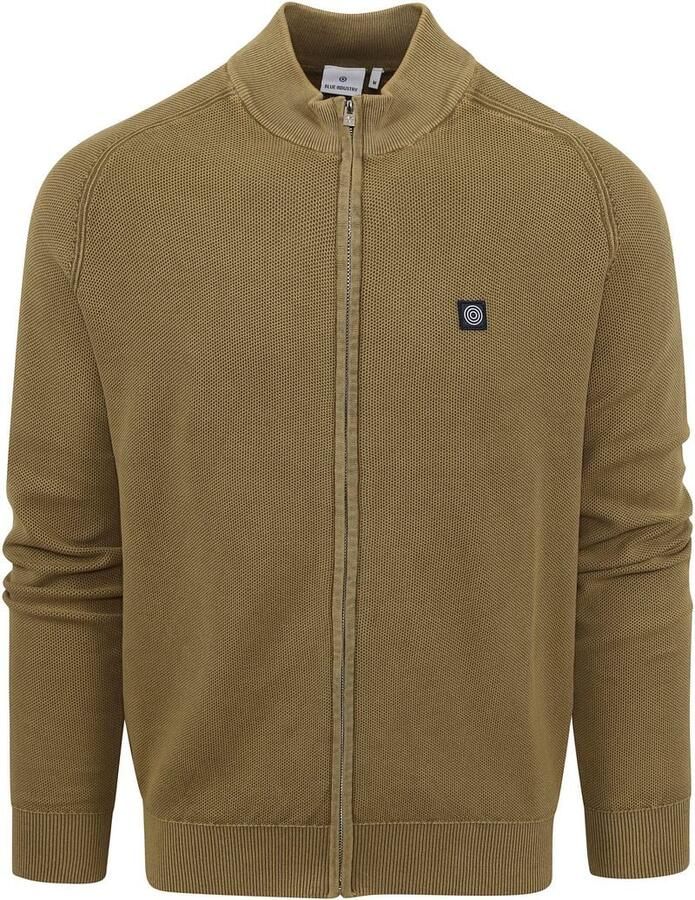 Blue Industry Groene Katoenen Cardigan met Rits Green Heren - Foto 2