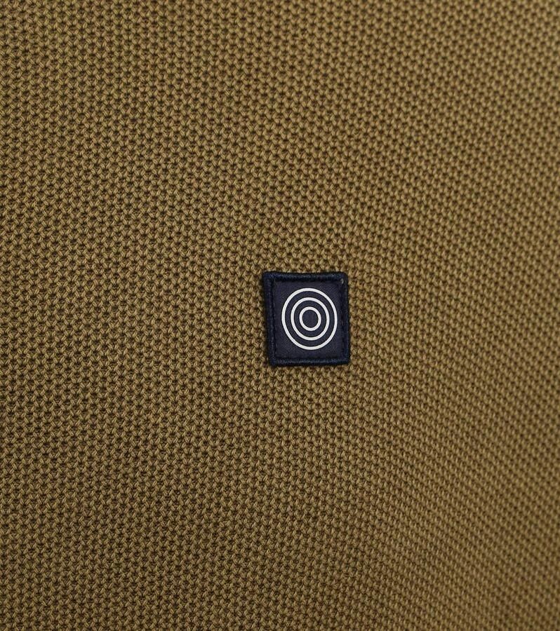 Blue Industry Groene Katoenen Cardigan met Rits Green Heren