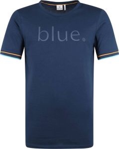 Blue Industry M87 T-Shirt Logo Donkerblauw
