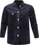 Blue Industry Overshirt Corduroy Donkerblauw - Thumbnail 1