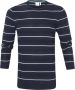 Blue Industry Pullover Stripe Donkerblauw - Thumbnail 1