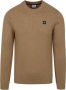 Blue Industry Blauwe industrie trui beige rits Beige Heren - Thumbnail 1