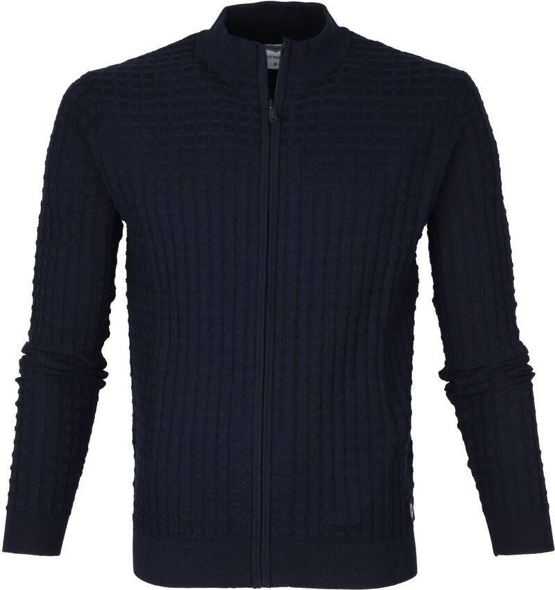 Blue Industry Zip Vest Donkerblauw