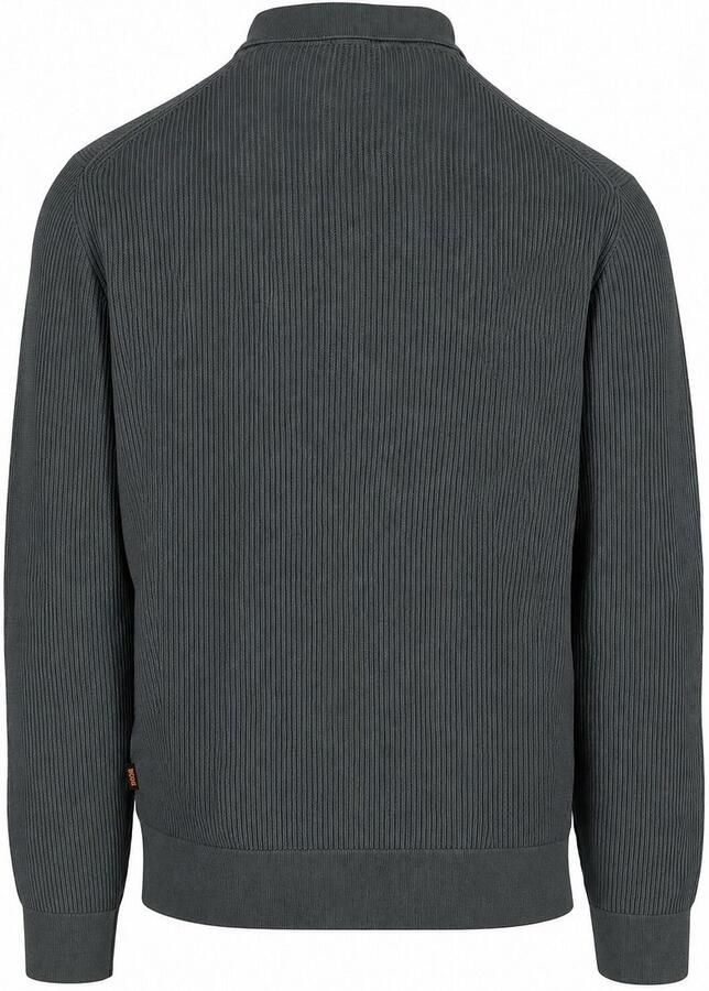 Boss Afedro Longsleeve Poloshirt Groen - Foto 2