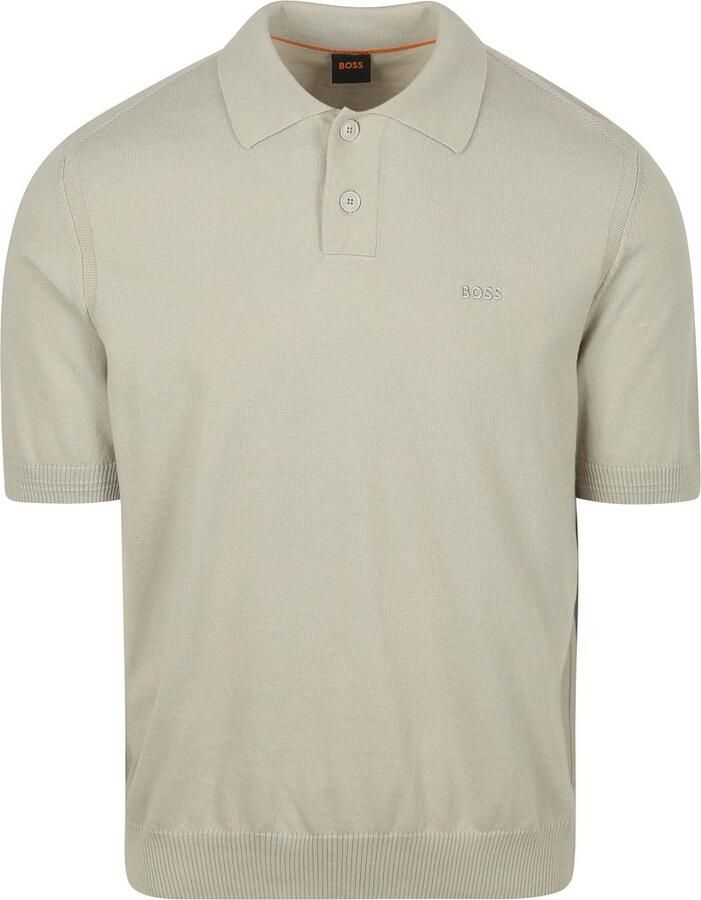 Boss Orange Regular fit poloshirt met labelstitching model 'Asac'