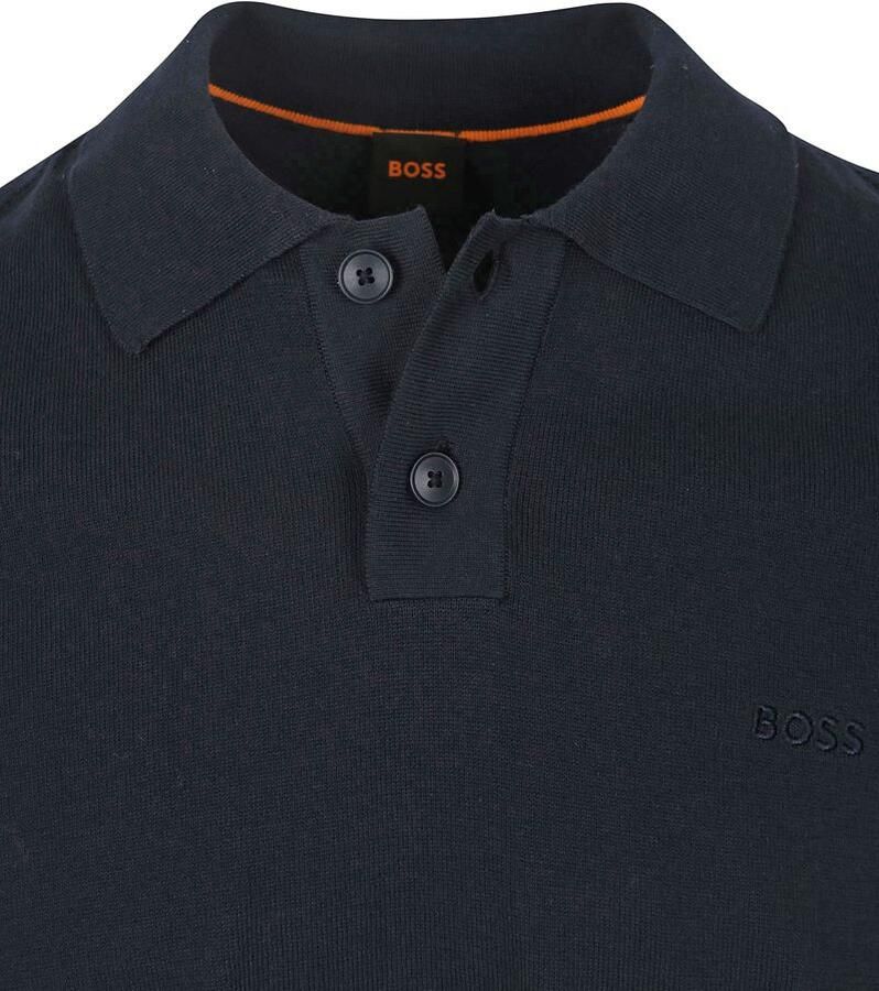 Boss Orange Regular fit poloshirt met labelstitching model 'Asac'