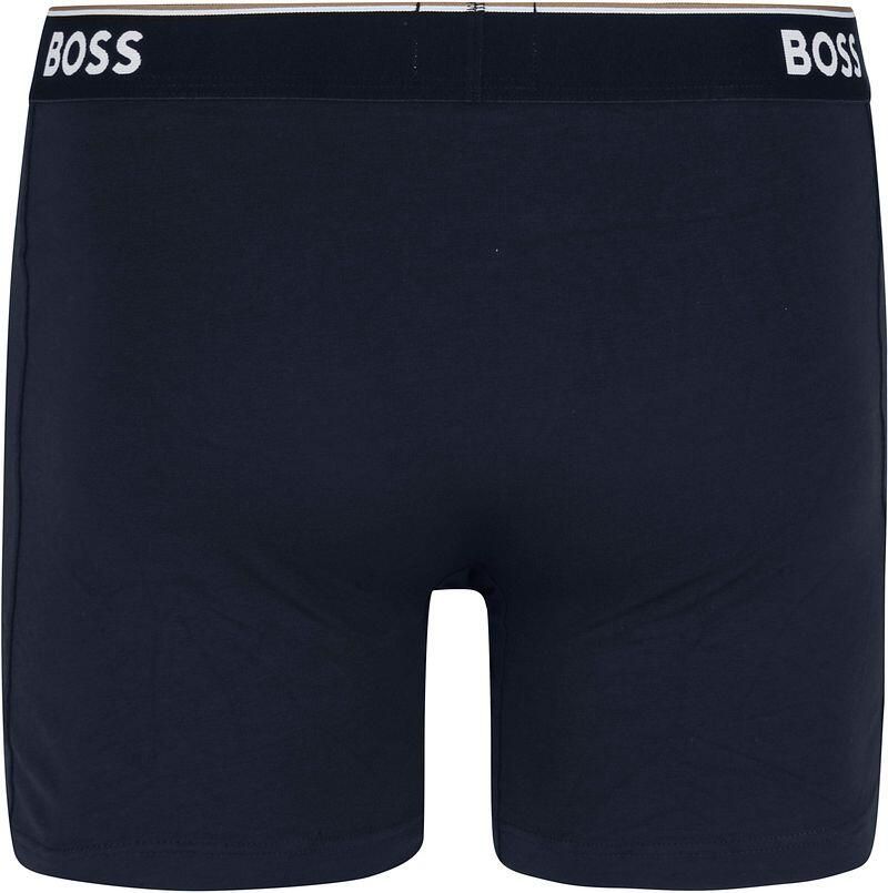 BOSS Lange boxershort BRIEF 3 PACK met in kleur bijpassende weefband (3 stuks) - Foto 11