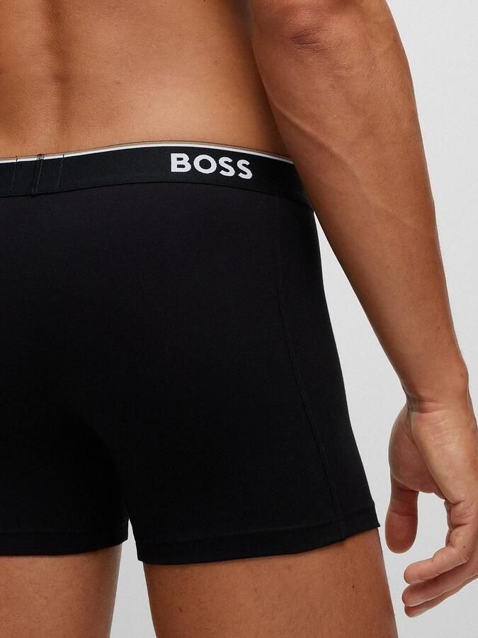 BOSS Lange boxershort BRIEF 3 PACK met in kleur bijpassende weefband (3 stuks) - Foto 20