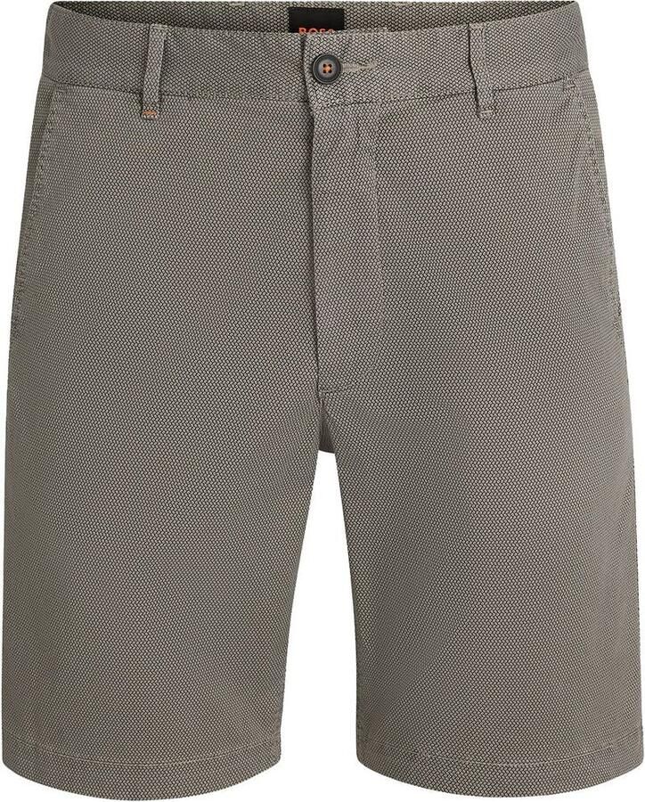Boss Broek Chino Short Beige - Foto 4
