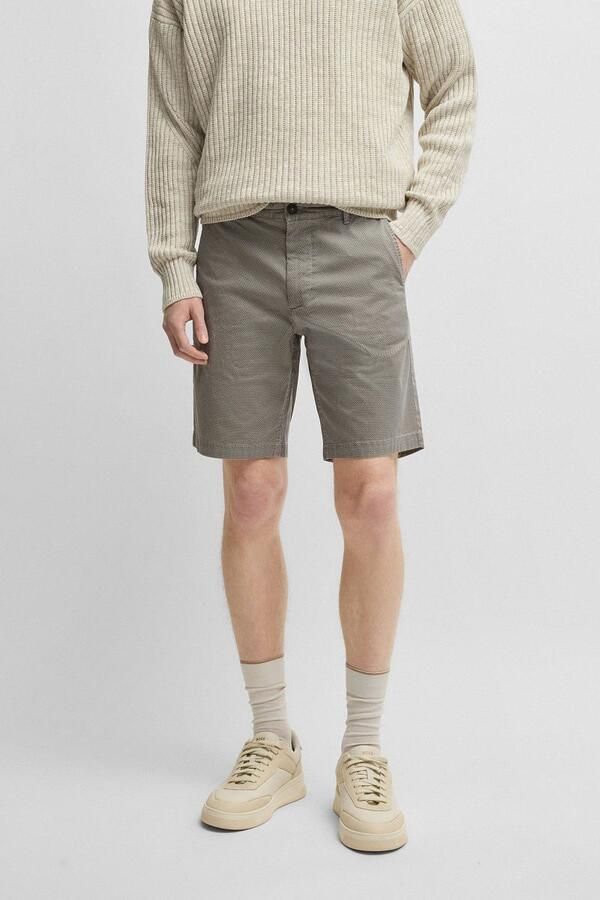 Boss Broek Chino Short Beige - Foto 2
