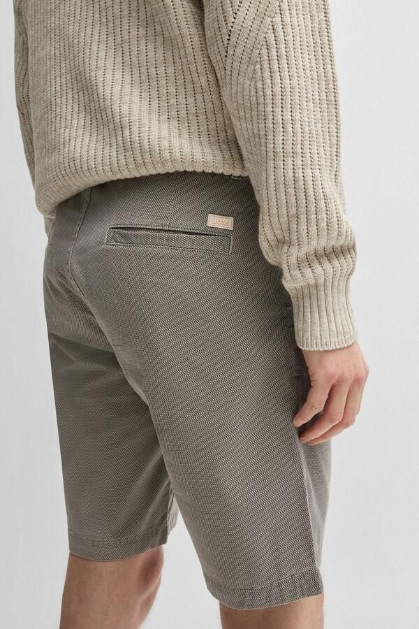 Boss Broek Chino Short Beige - Foto 3