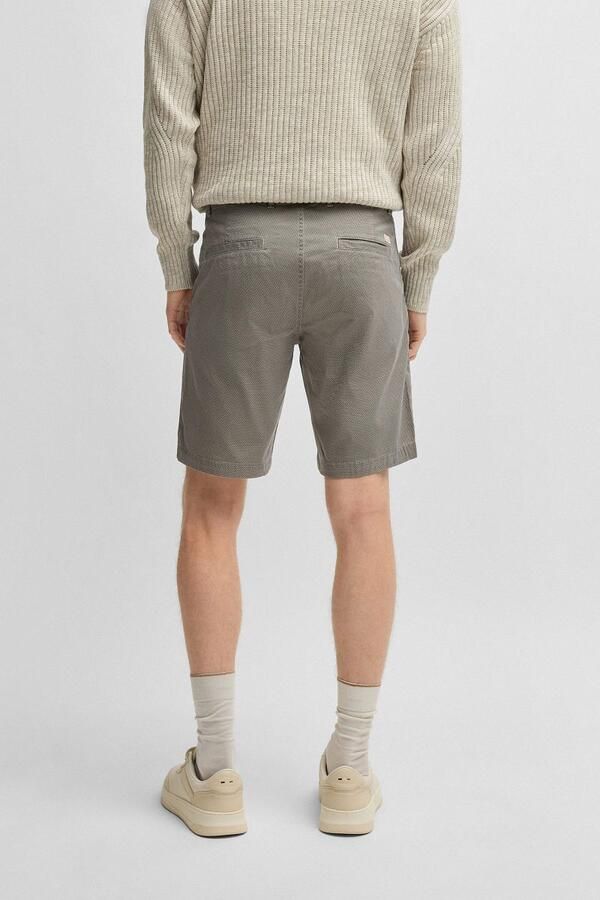 Boss Broek Chino Short Beige - Foto 4