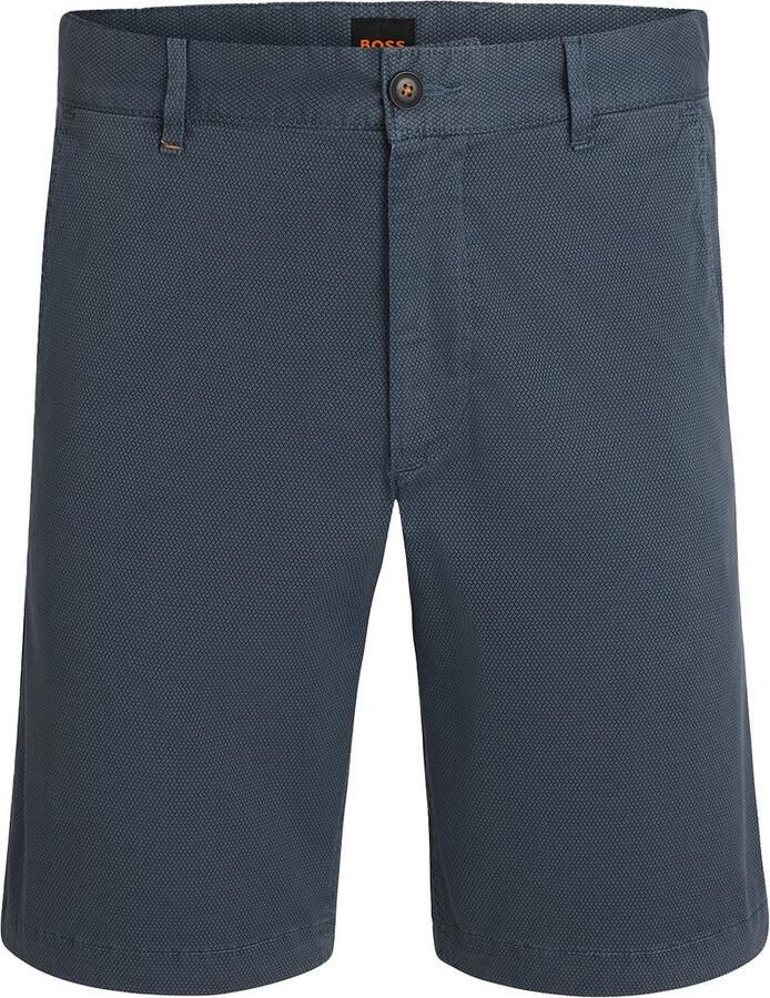 Boss Broek Chino Short Blauw - Foto 4