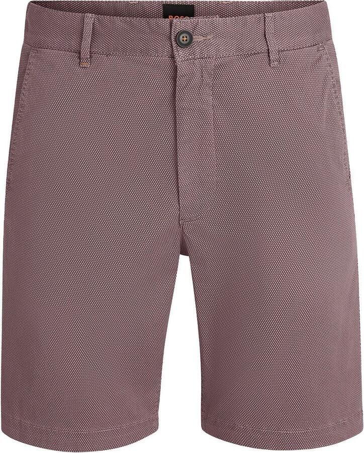 Boss Broek Chino Short Roze - Foto 4