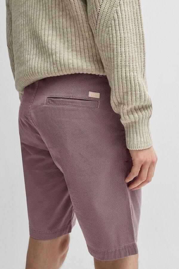 Boss Broek Chino Short Roze - Foto 3