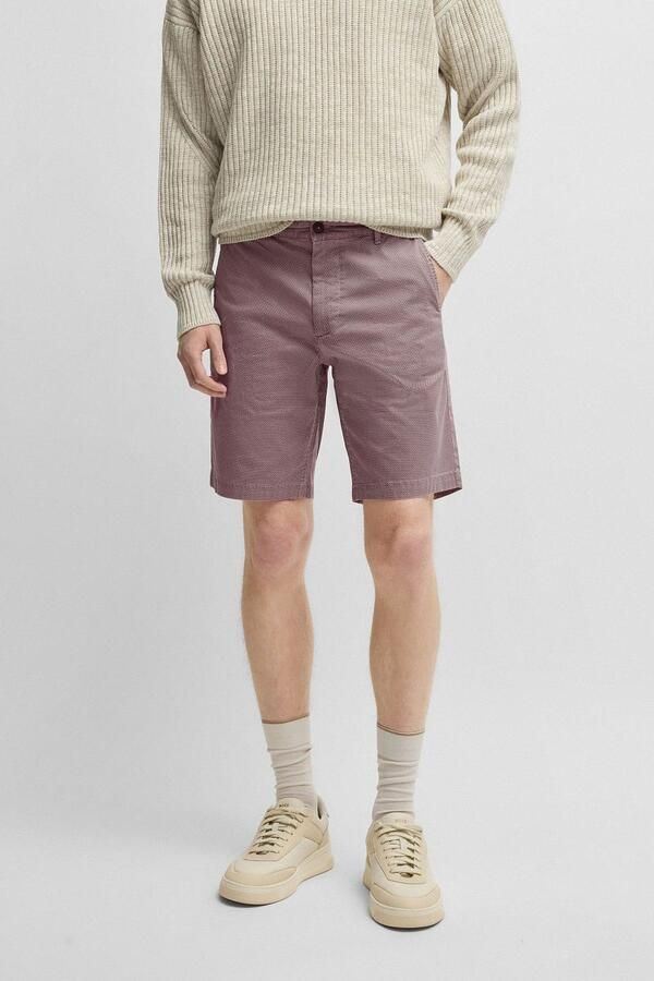 Boss Broek Chino Short Roze - Foto 2