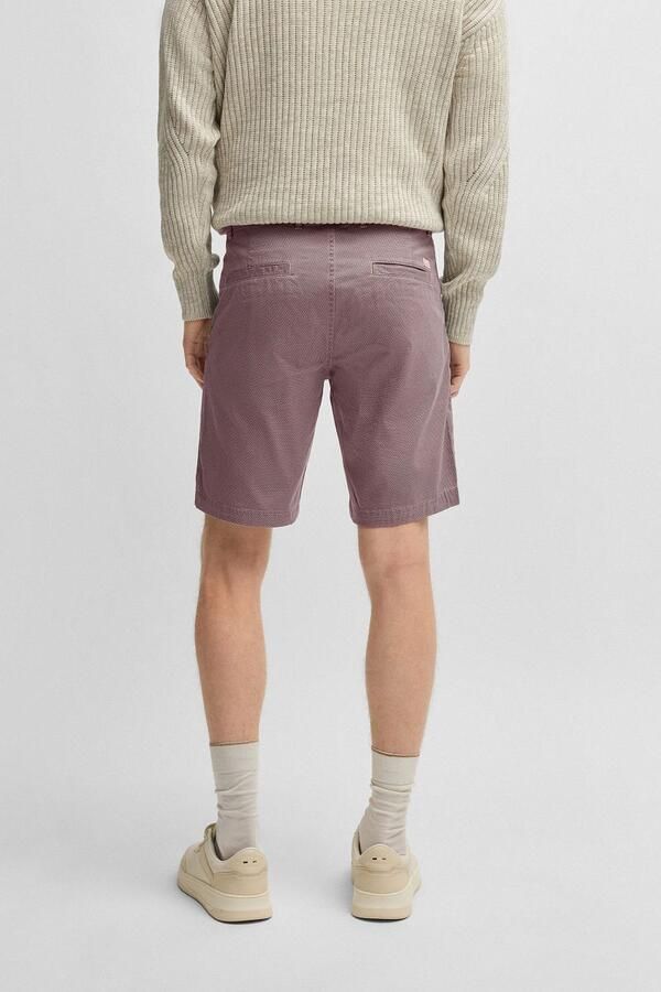 Boss Broek Chino Short Roze - Foto 4