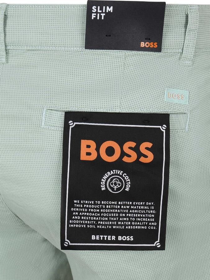 Boss Korte Broek Chino Short Slim Aqua - Foto 3