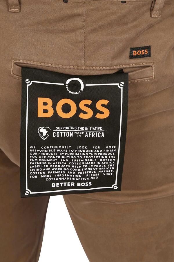 Boss Orange Stijlvolle Broeken voor Mannen Brown Heren