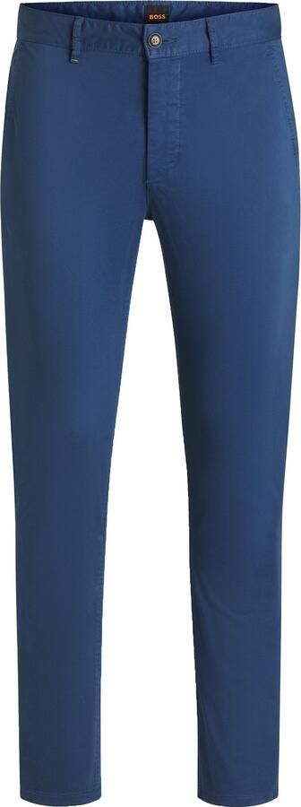 Boss Orange Slim fit chino met ceintuurlussen. - Foto 5