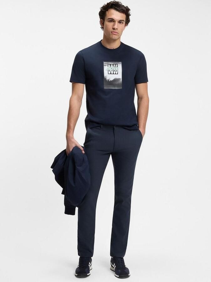 Boss Chino Slim Donkerblauw - Foto 4